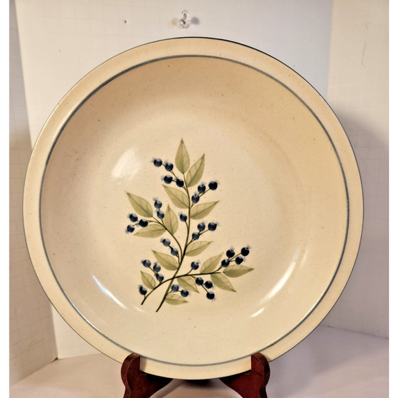 Union Stoneware Vintage Blueberry Pie Plate 10.25" Rare 1983 Maine - Picture 1 of 10